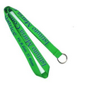 Green Polyester Lanyard 3/4" (20 mm)